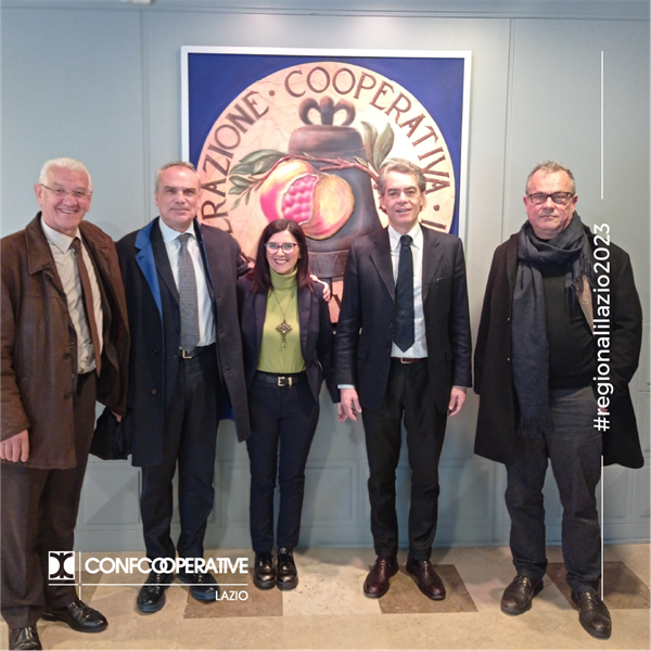 COSTRUTTORI DI FUTURO SOSTENIBILE_CONFCOOPERATIVE LAZIO INCONTRA MASELLI e PALAZZI