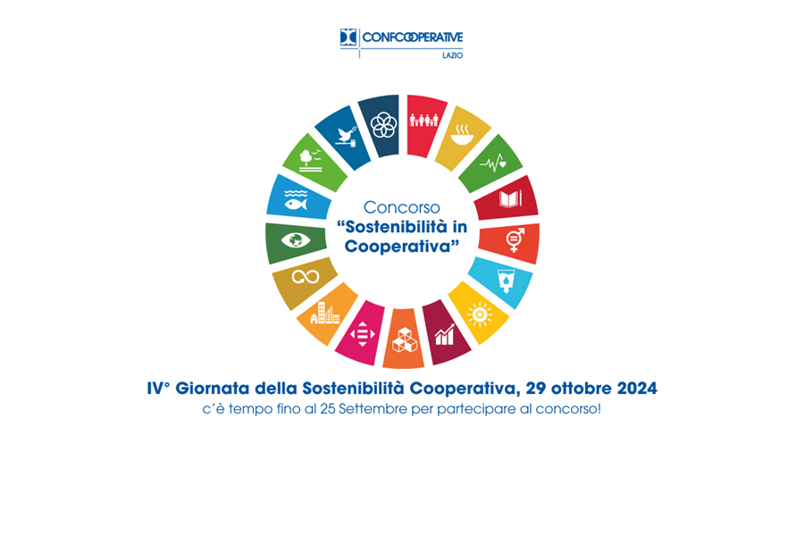 Concorso “Sostenibilità in Cooperativa” - IV° Giornata della Sostenibilità Cooperativa, 29 ottobre 2024