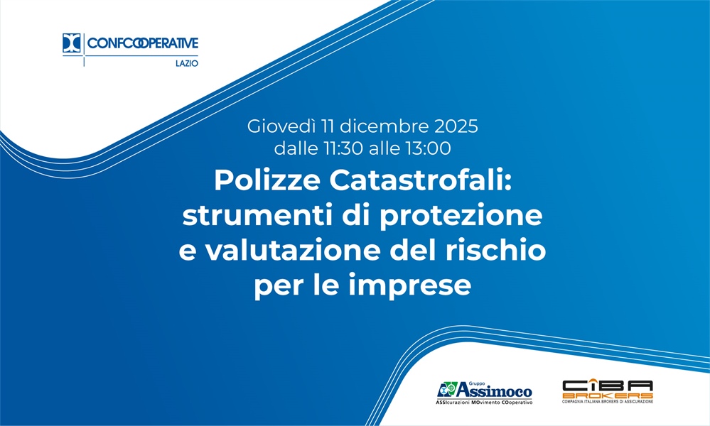 Webinar Polizze catastrofali: strumenti di protezione e valutazione del rischio per le imprese