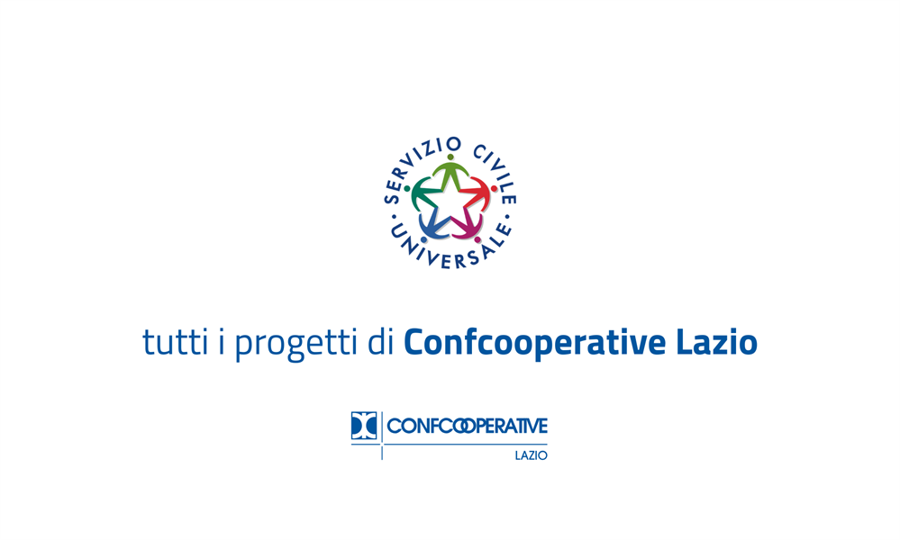 Servizio Civile Universale, tutti i progetti di Confcooperative nel Lazio